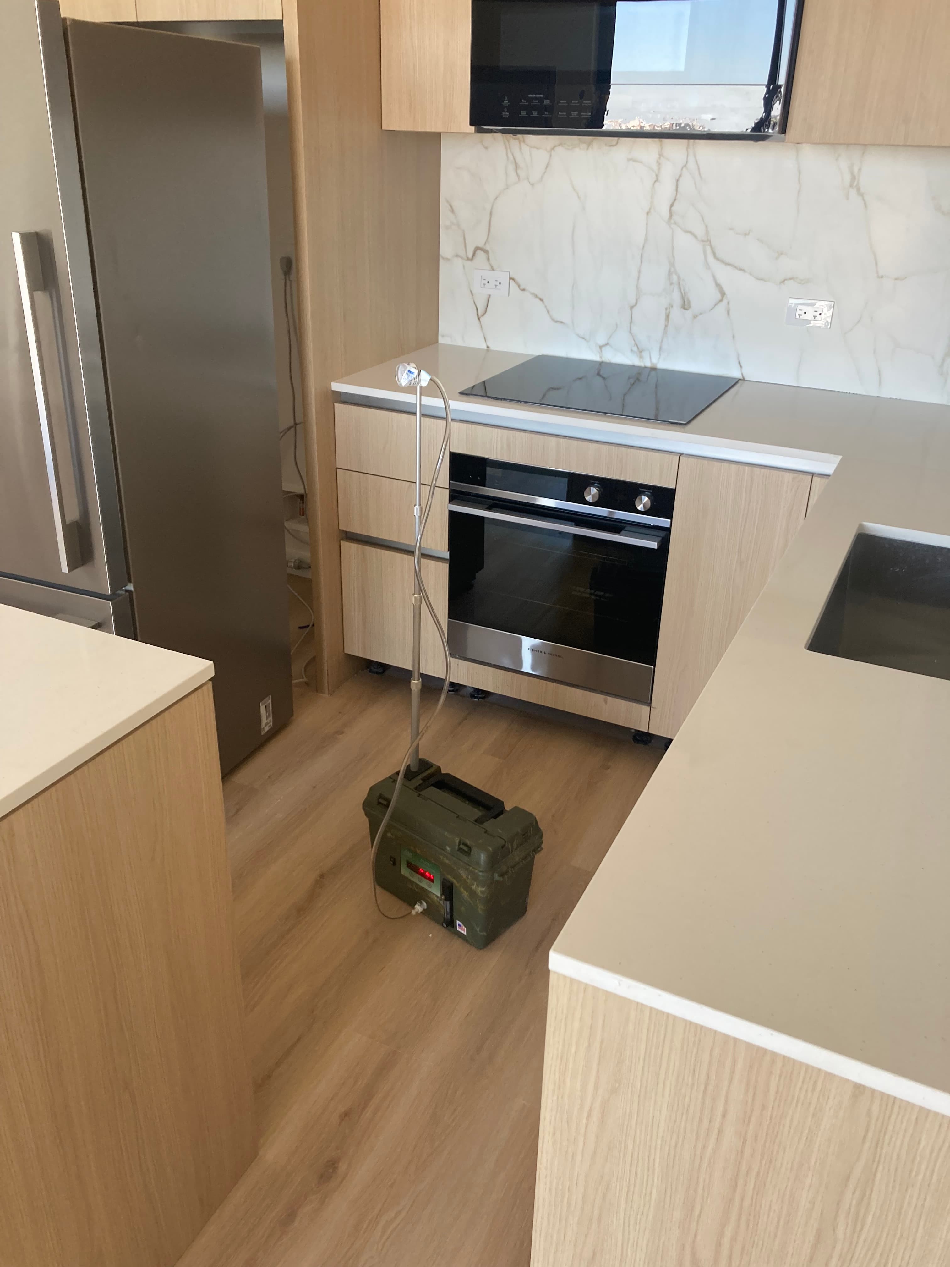 Fully rebuilt kitchen after South Florida water damage reconstruction